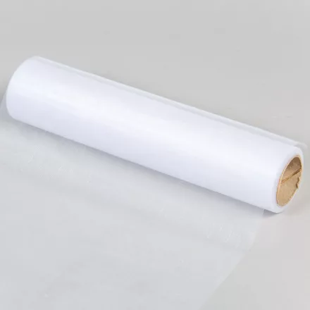 Organza tekercs 01 fehér 23cmx10m
