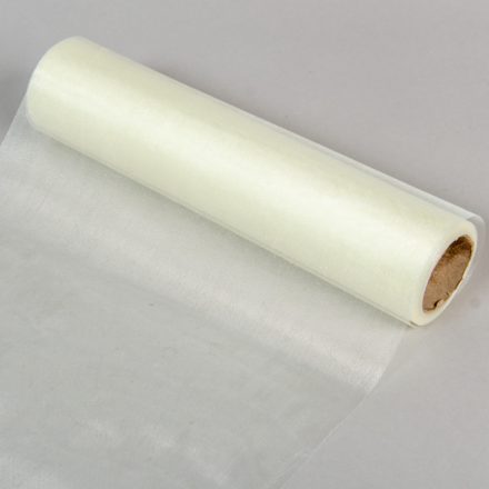 Organza tekercs 08 törtfehér 23cmx10m