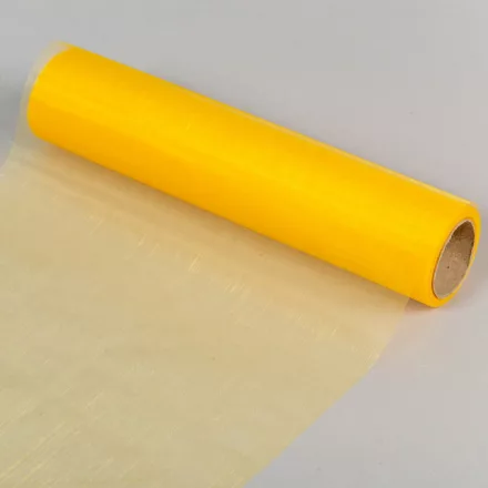 Organza tekercs 16 napsárga 23cmx10m