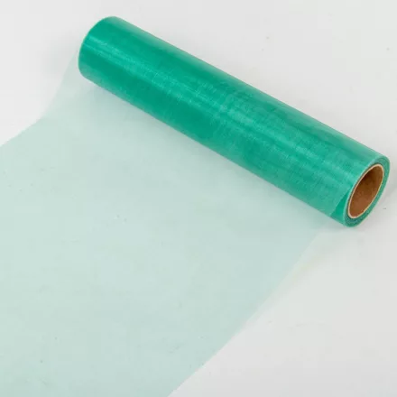 Organza tekercs 167 smaragd zöld 23cmx10m