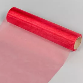 Organza tekercs 37 bordó 23cmx10m