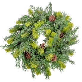 Fenyő koszorú tobozzal 37cm Fenyő koszorú tobozzal 37cm