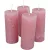 Rusztikus henger gyertya 40x100mm mályva 4db/csom (db ár)