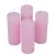 Rusztikus henger gyertya 40x100mm rózsaszín 4db/csom (db ár)