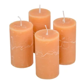   Rusztikus henger gyertya 40x75mm Cappuccino 4db/csom (db ár)