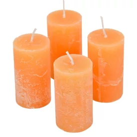 Rusztikus henger gyertya 40x75mm Méz 4db/csom (db ár)