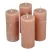 Rusztikus henger gyertya 50x120mm Kakaó 4db/csom (db ár)