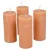 Rusztikus henger gyertya 50x120mm Cappuccino 4db/csom (db ár)