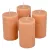 Rusztikus henger gyertya 60x100mm Cappuccino 4db/csom (db ár)