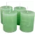 Rusztikus henger gyertya 60x80mm menta 4db/csom (db ár)