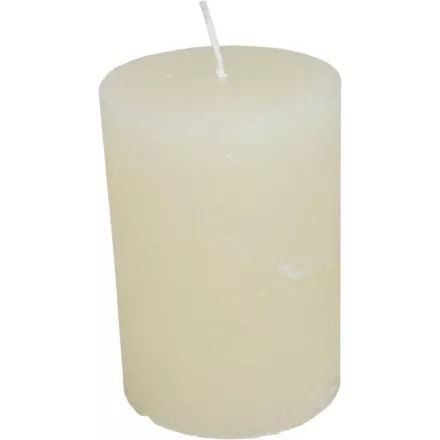 Rusztikus henger gyertya 70x100mm ivory 4db/csom (db ár)