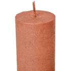 Rusztikus metál henger 40x100mm rosegold 4db/csom (db ár)