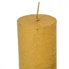 Rusztikus metál henger 40x75mm arany 4db/csom (db ár)