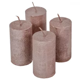   Rusztikus metál henger 40x75 mm Kakaó 4 darabos csomagban rendelhető