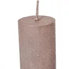 Rusztikus metál henger 40x75 mm Kakaó 4 darabos csomagban rendelhető