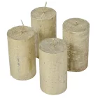 Rusztikus metál henger 40x75mm v.arany 4db/csom (db ár)