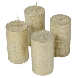 Rusztikus metál henger 40x75mm v.arany 4db/csom (db ár)