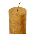 Rusztikus metál henger 50x120 mm arany 4db/csom (db ár)