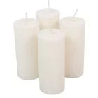 Rusztikus metál henger 50x120mm fehér 4db/csom (db ár) 