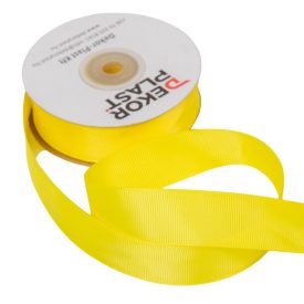 Ripsz szalag citromsárga 2.5cmx25y  Ripsz szalag citromsárga 2.5cmx25y