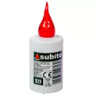 Elektromos mécses betét SUBITO piros M11cm