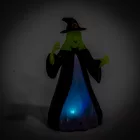 Halloween figura hanggal, LED-es műa 15cm