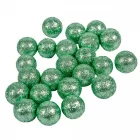 Glitteres hungarocell golyó menta 2cm 30g