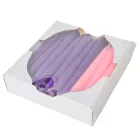 Mártott spitz gyertya lila+rózsa 20cm (db ár) 20db/csom