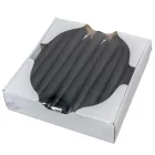 Mártott spitz gyertya fekete 20cm (db ár) 20db/csom