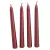 Metál spitz gyertya 195 mm bordó 4db/csom (db ár)
