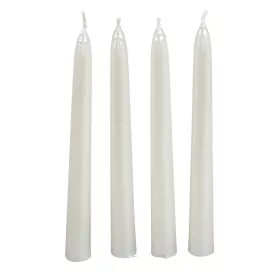 Metál spitz gyertya 195 mm fehér 4db/csom (db ár)