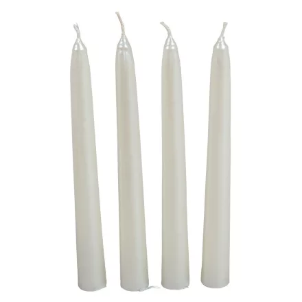 Metál spitz gyertya 195 mm ivory 4db/csom (db ár)