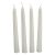 Metál spitz gyertya 195 mm ivory 4db/csom (db ár)