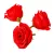 Rózsa virágfej piros 5cm