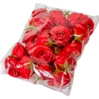 Rózsa virágfej piros 5cm