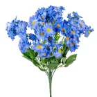 Margaréta csokor 18 ág kék 38cm