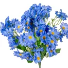 Margaréta csokor 18 ág kék 38cm