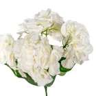 Hortenzia csokor 5 virágos krém 45cm