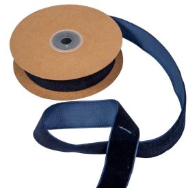 Bársony szalag navy kék 2.5cmx10y Bársony szalag navy kék 2.5cmx10y