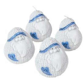 Sztearin nagy gömbapó gyertya 85mm kék 4db/csom (db ár) Sztearin nagy gömbapó gyertya 85mm kék 4db/csom (db ár)