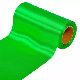 Szatén tekercs 30 zöld 12cm x10m