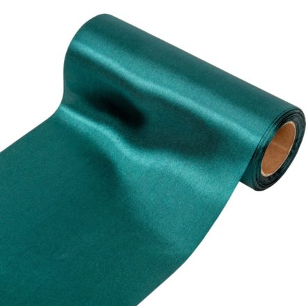 Szatén tekercs 194 smaragdzöld 15cmx10m