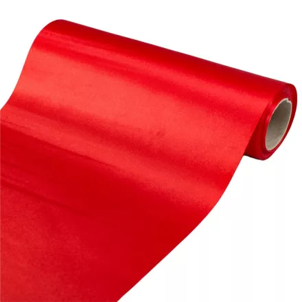 Szatén tekercs piros 23cmx10m