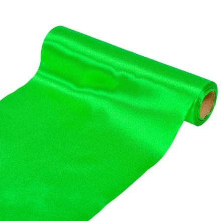 Szatén tekercs 30 zöld 23cm x10m