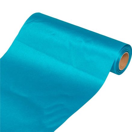 Szatén tekercs 89 türkizkék 23cmx10m