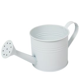 Fém locsolókanna matt fehér D10cm M11,5cm Fém locsolókanna matt fehér D10cm M11,5cm