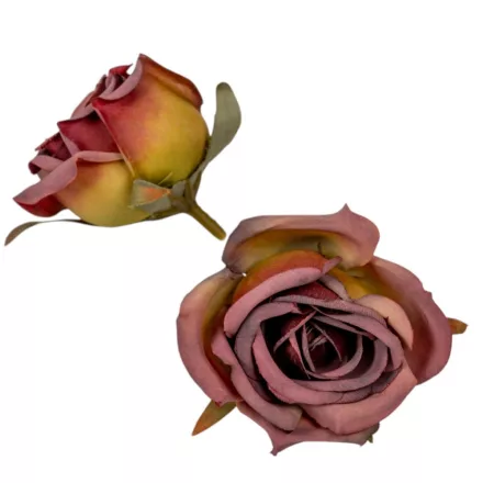 Rózsa virágfej 5,5cm bordó 6 darabos csomagban rendelhető (darab ár!)