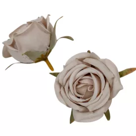   Rózsa virágfej 5,5cm pasztell lila 6 darabos csomagban rendelhető (darab ár!)