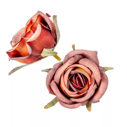 Rózsa virágfej 5,5cm sötétrózsaszín 6 darabos csomagban rendelhető (darab ár!)