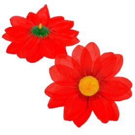 Dália virágfej D12cm RED 60db/csom Dália virágfej D12cm RED 60db/csom